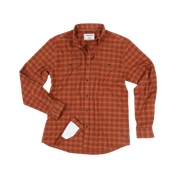 Poncho Outdoors Midweight Performance Flannel Shirt - The Hot Sauce