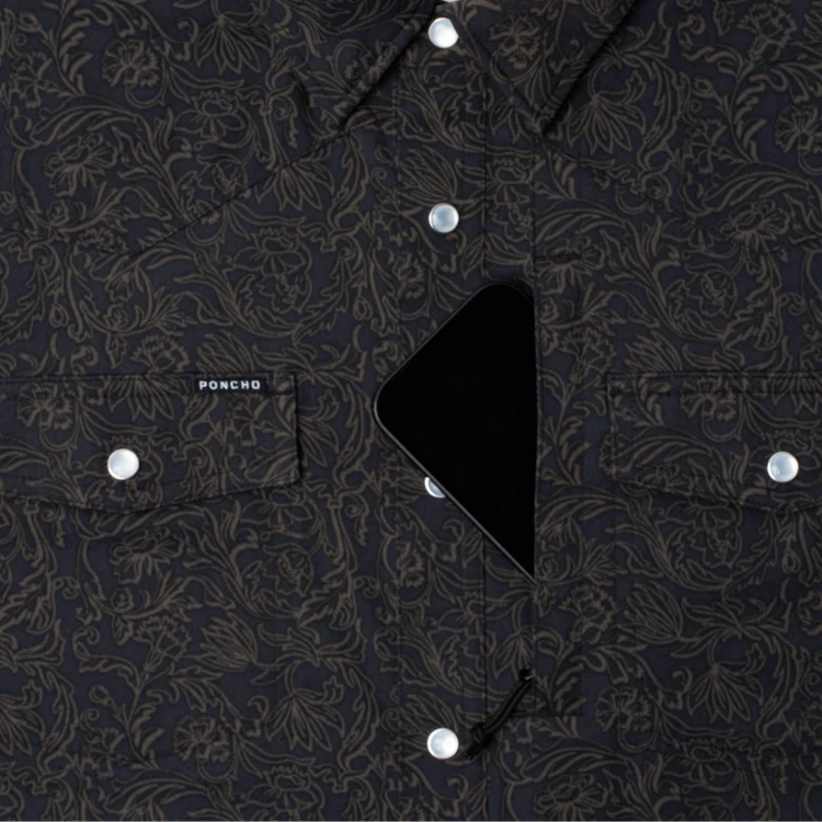 Poncho Outdoors Long Sleeve Western Shirt - The Pat Garrett