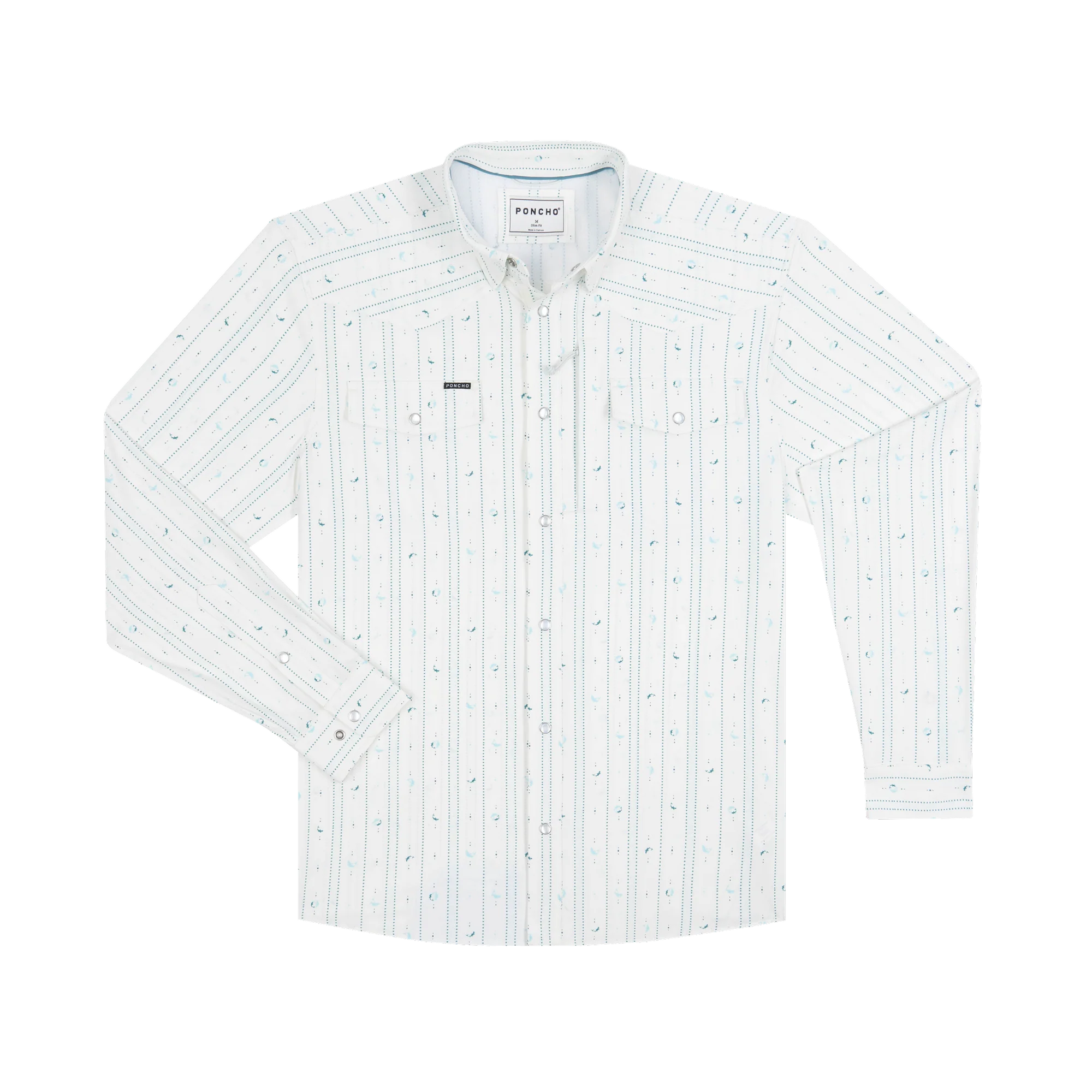Poncho Outdoors Western Long Sleeve Shirt - The Marsh Harbour
