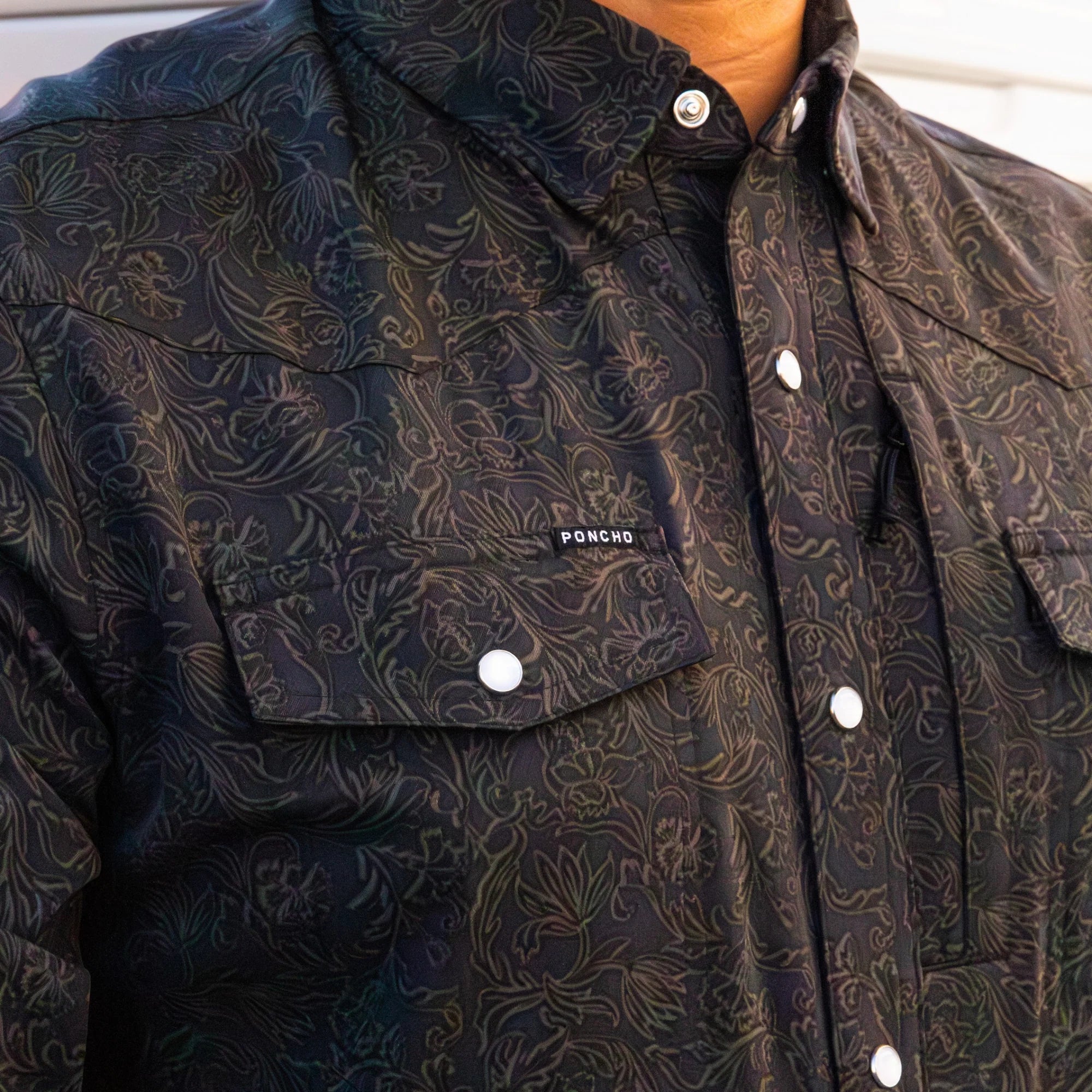 Poncho Outdoors Long Sleeve Western Shirt - The Pat Garrett