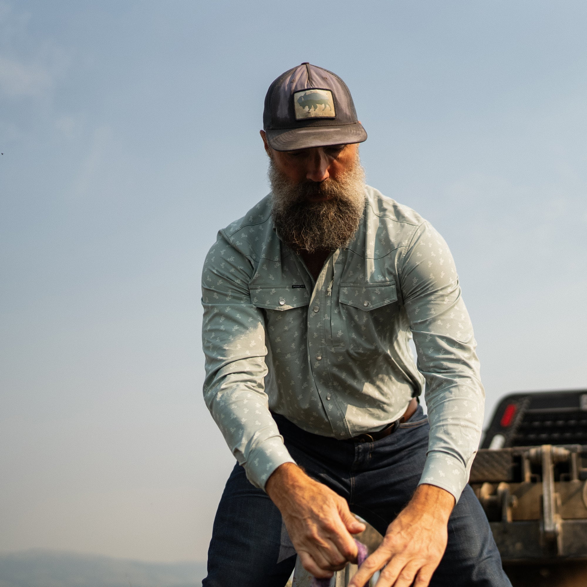 Poncho Outdoors Western Long Sleeve Shirt - The St. Helens