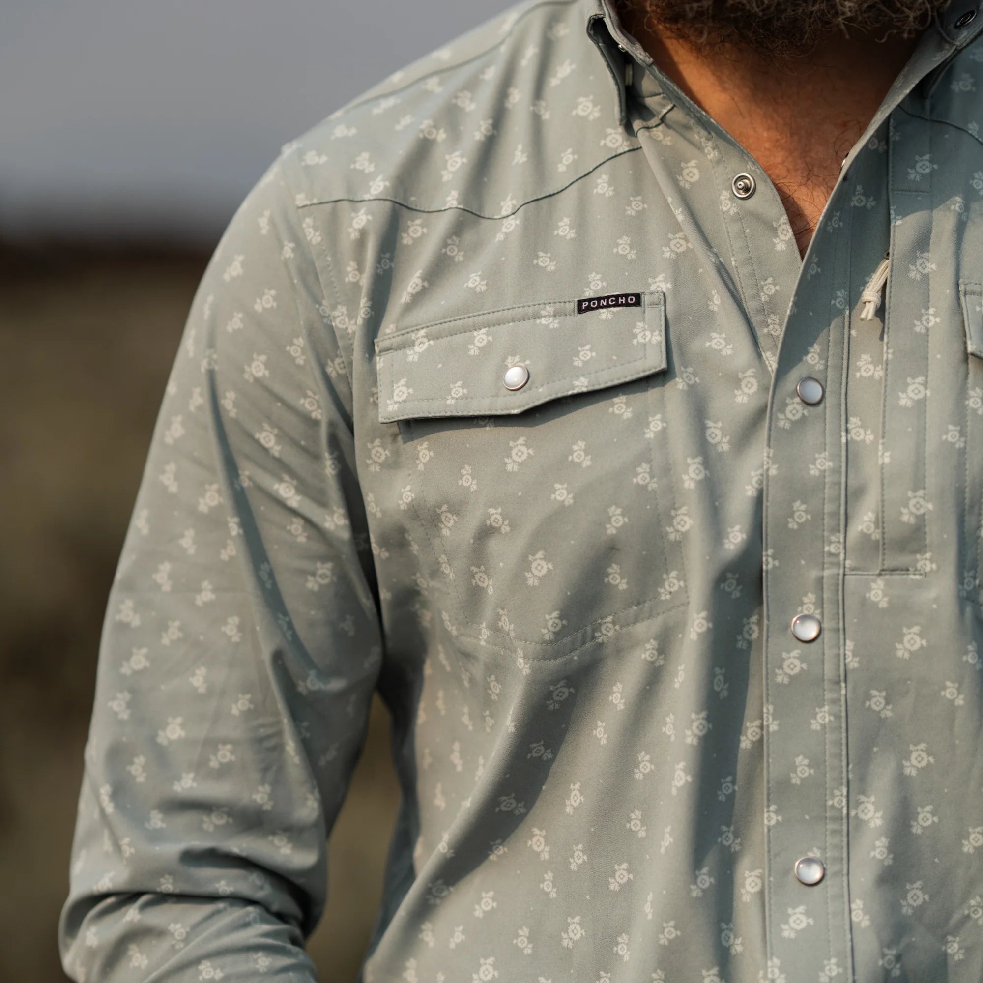 Poncho Outdoors Western Long Sleeve Shirt - The St. Helens