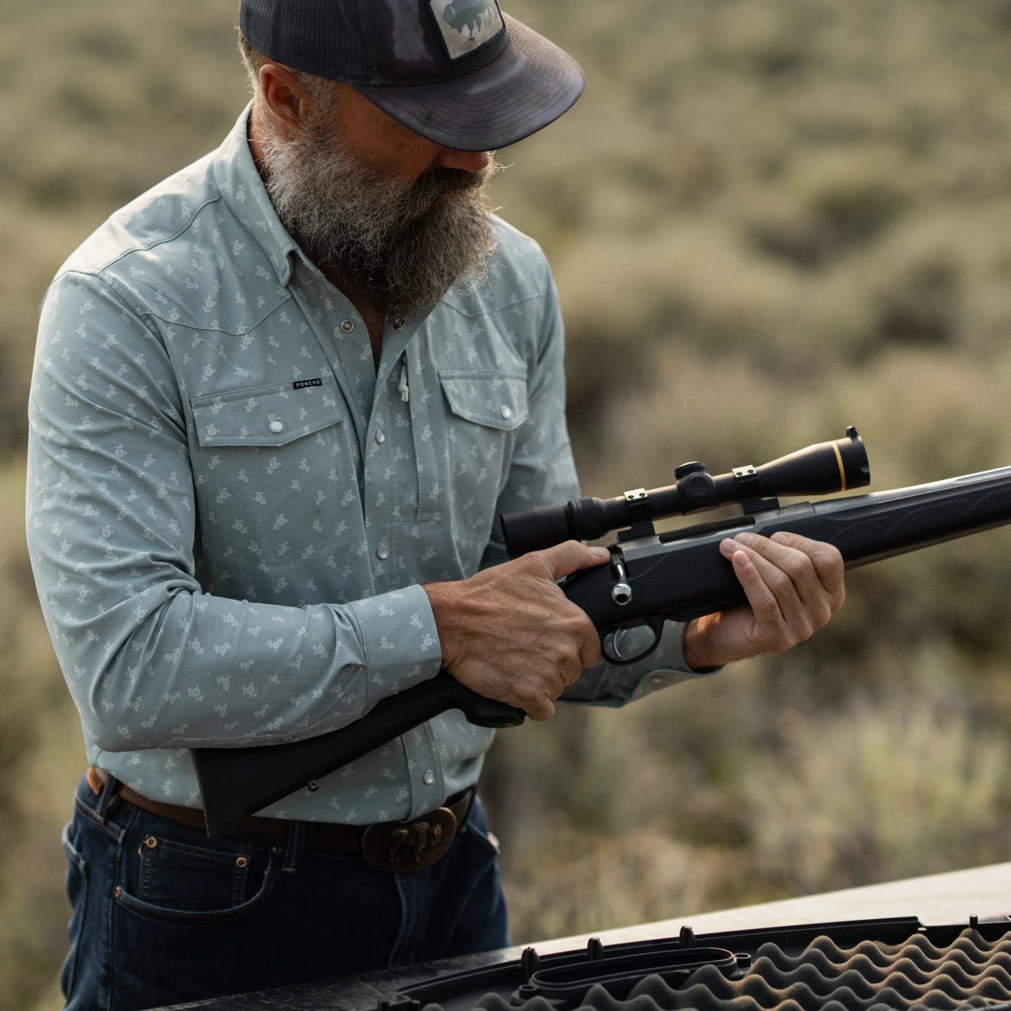 Poncho Outdoors Western Long Sleeve Shirt - The St. Helens
