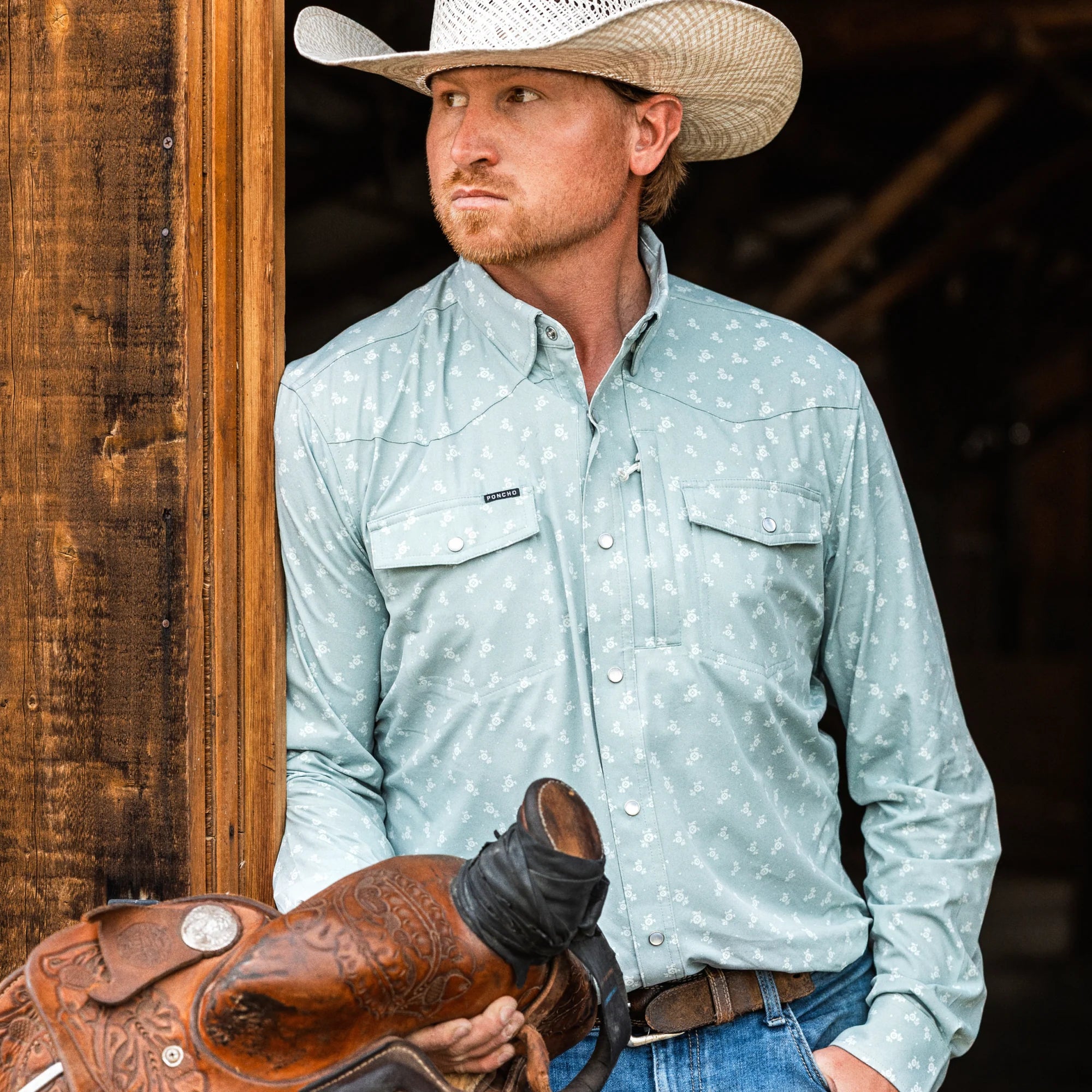 Poncho Outdoors Western Long Sleeve Shirt - The St. Helens
