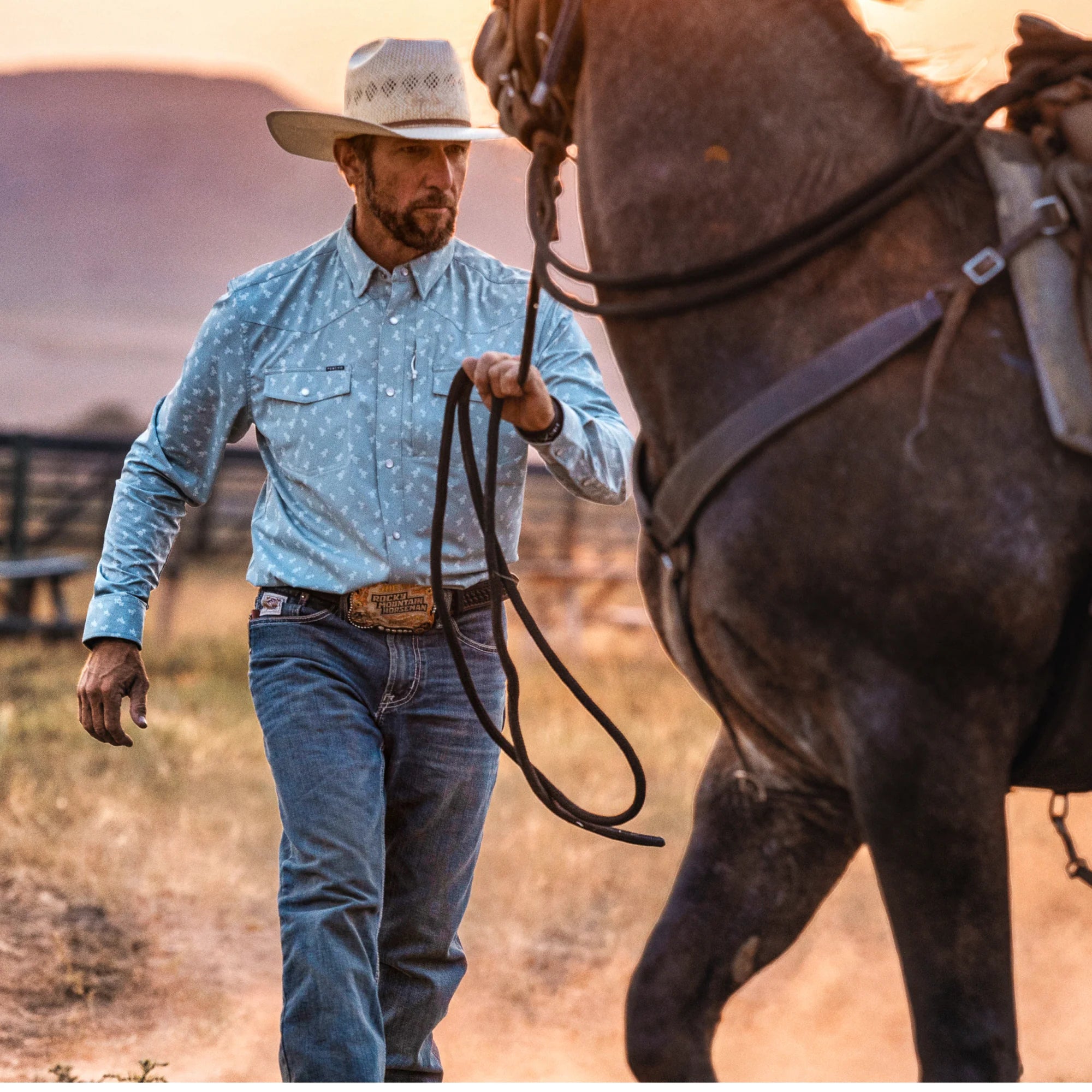 Poncho Outdoors Western Long Sleeve Shirt - The St. Helens