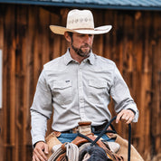 Poncho Outdoors Denim Western Shirt - The Stockton