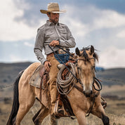 Poncho Outdoors Denim Western Shirt - The Stockton