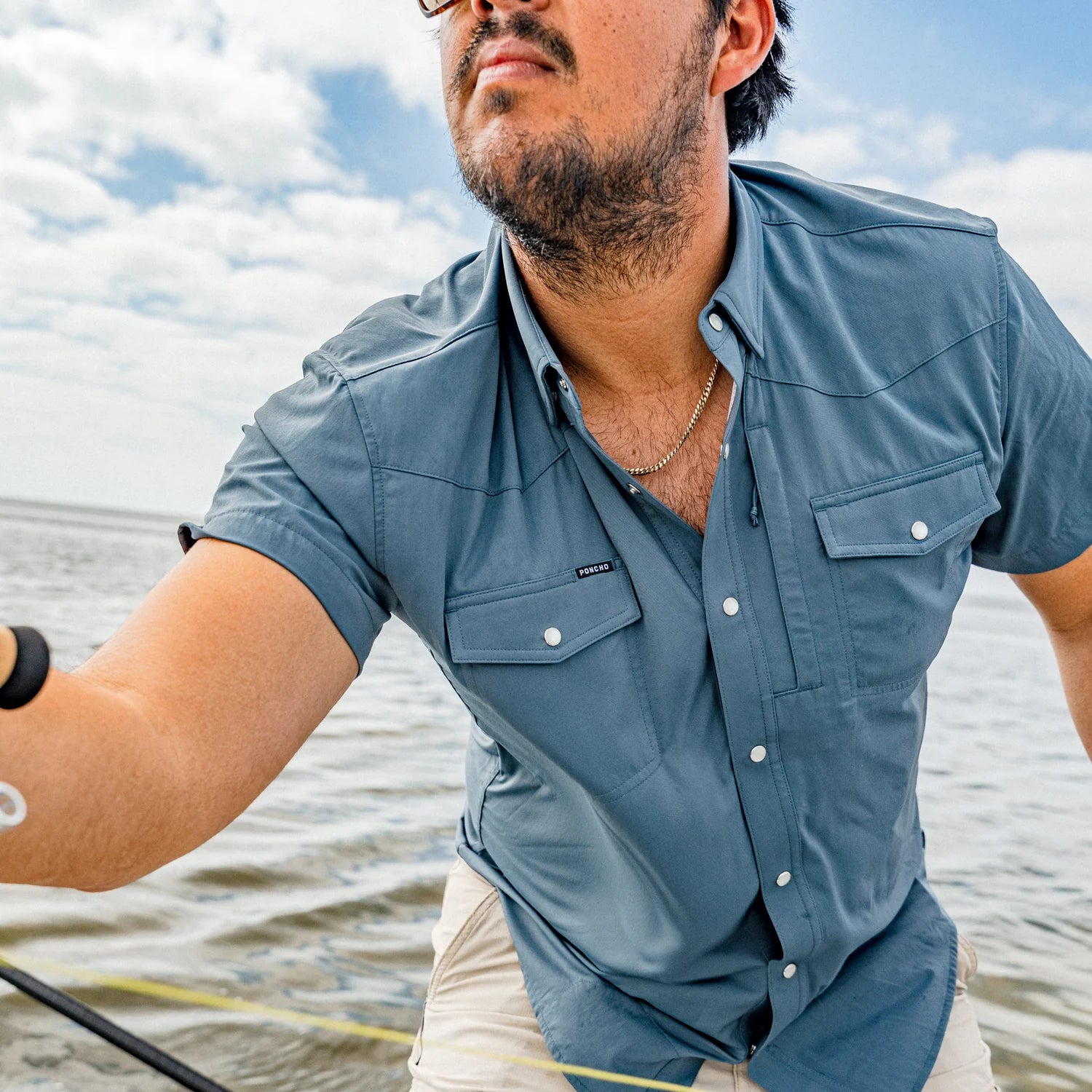 Poncho Outdoors The Dogtooth Short Sleeve Western Shirt