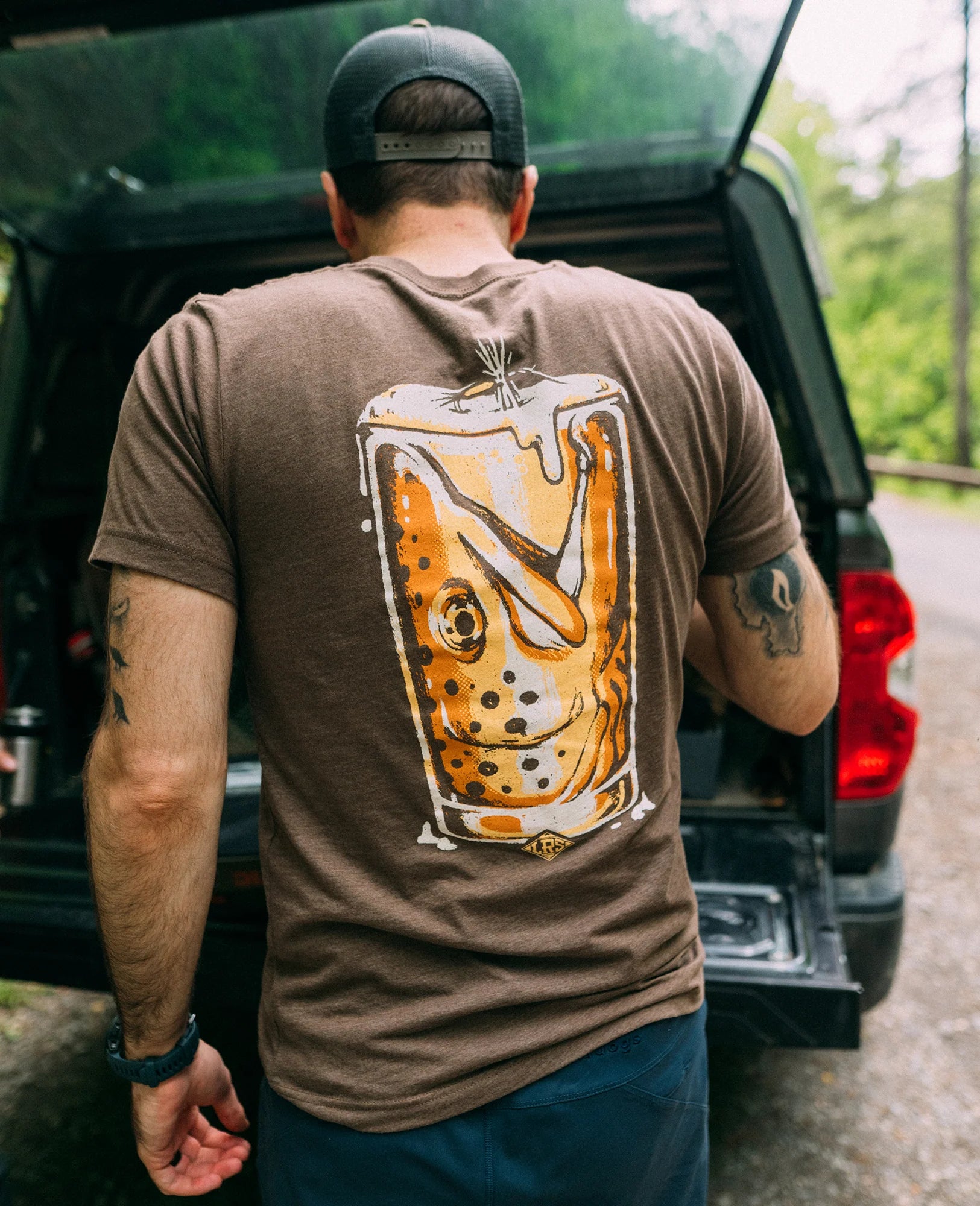 Lakes Rivers Streams Brown Ale Tee