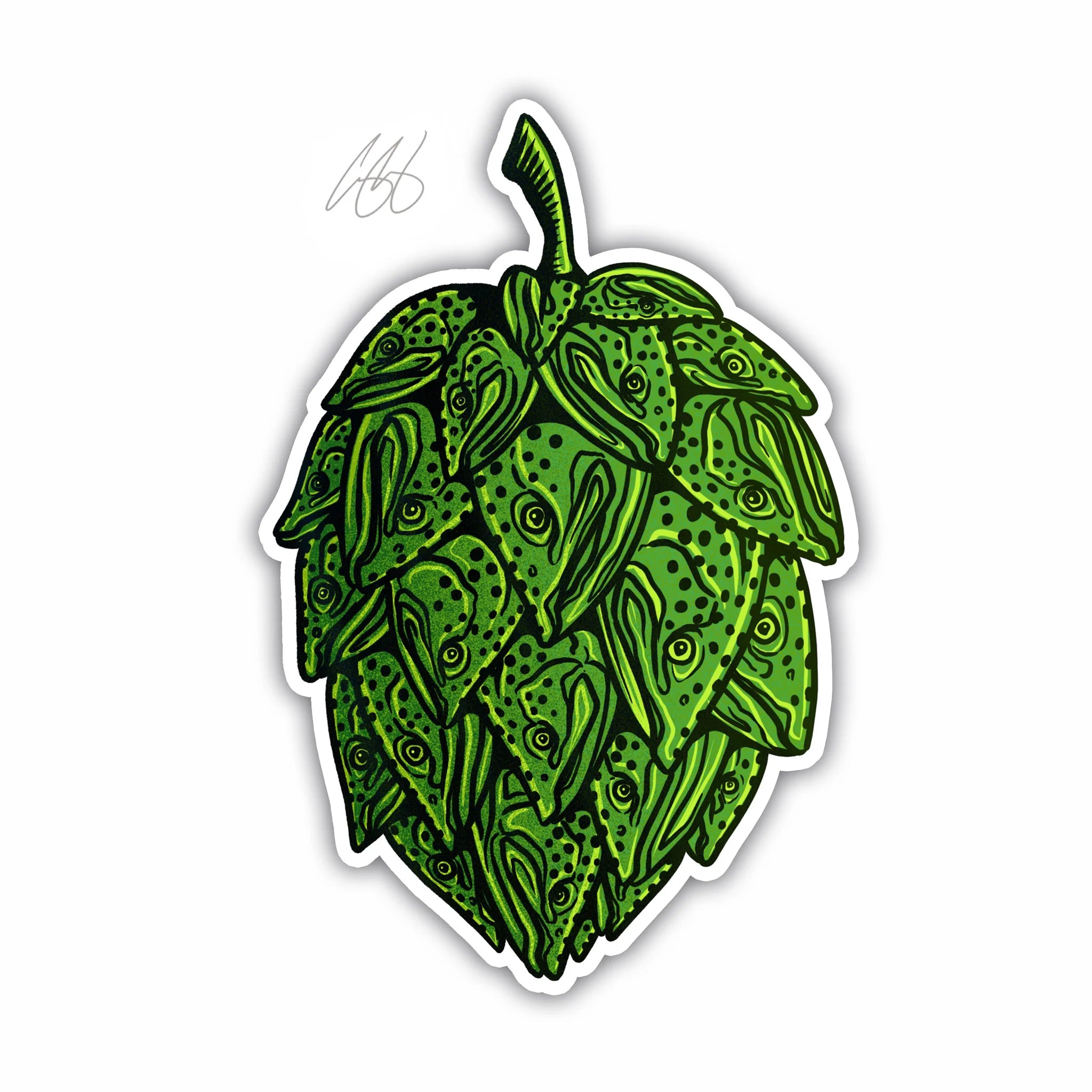 Casey Underwood Decal - Trout Hop