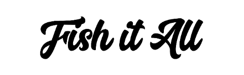 Black text 'Fish it All' on a white background