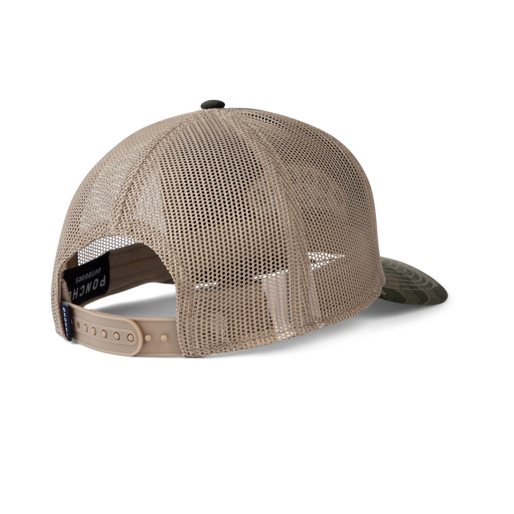 Poncho Outdoors Camo Wild and Free Trucker Hat