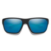 Smith Arvo Sunglasses - Matte Black Frame with ChromaPop Glass Polarized Blue Mirror Lens