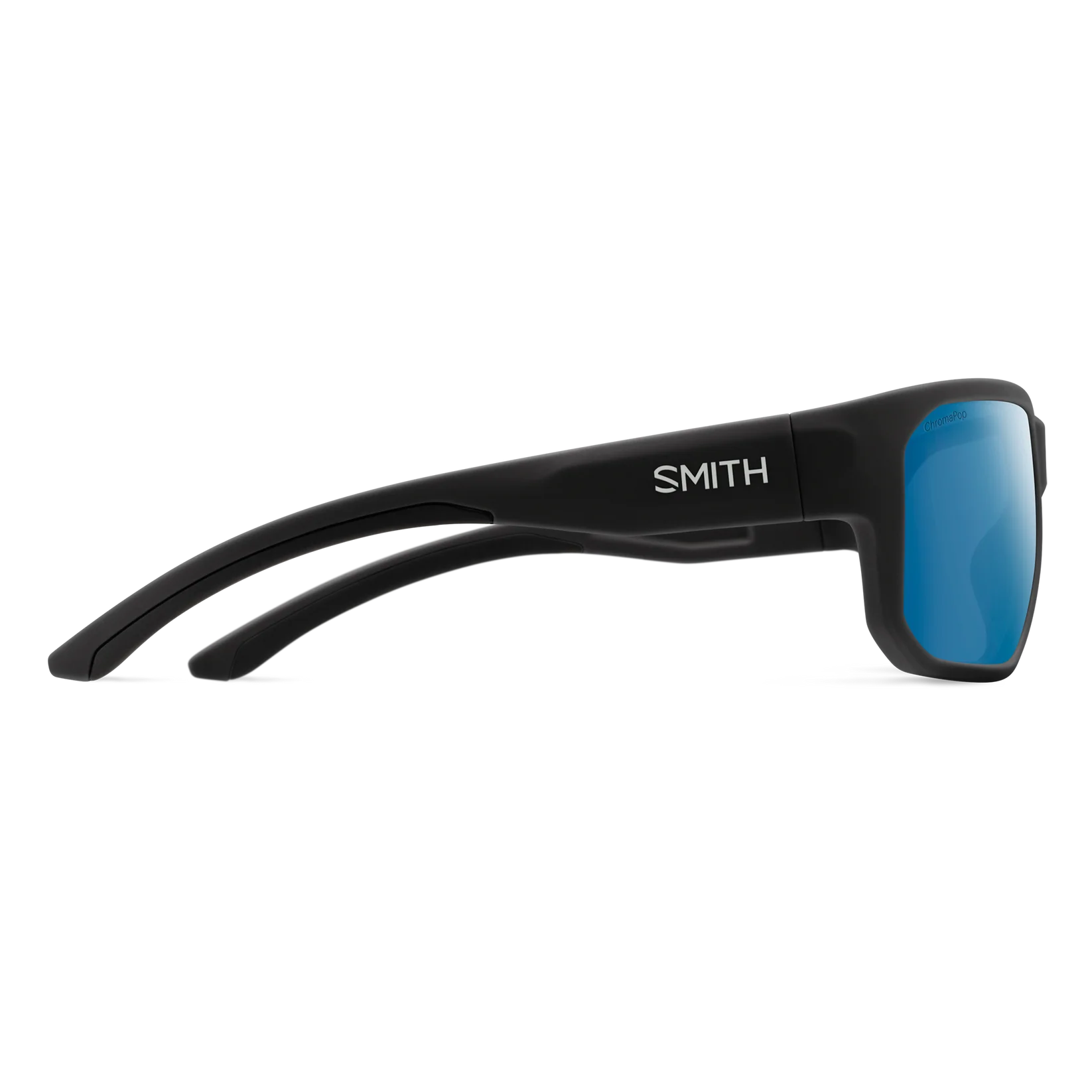 Smith Arvo Sunglasses - Matte Black Frame with ChromaPop Glass Polarized Blue Mirror Lens