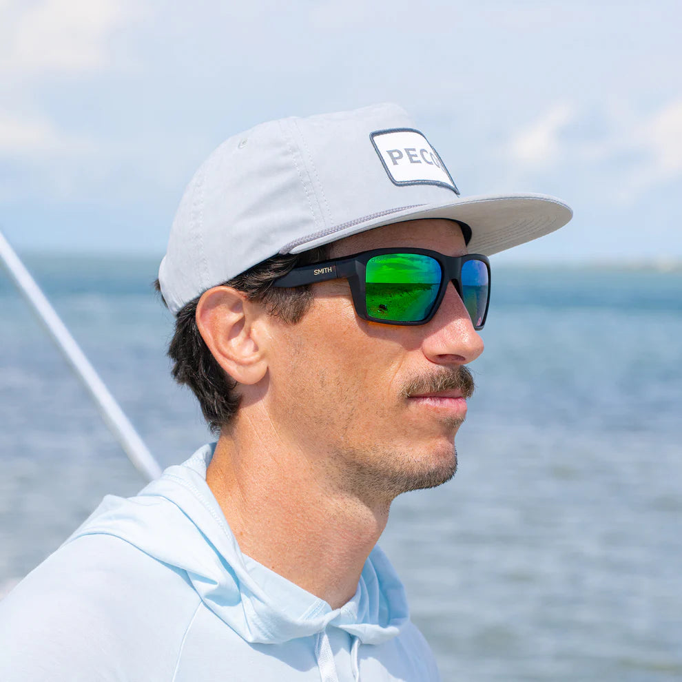 Smith Backcast Sunglasses - Matte Tortoise | ChromaPop Glass Polarchromic Brown Green Mirror