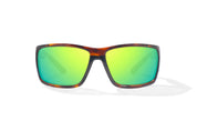 Bajio Bales Beach Readers - Brown Tortoise Gloss with Green Miror Lens