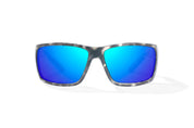 Bajío Bales Beach Sunglasses - Gray Rock Matte Frame / Blue Mirror Glass Lens