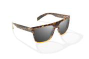 Bajio Caballo Sunglasses - Brown Turtle Gloss Frame with Grey Glass Lens