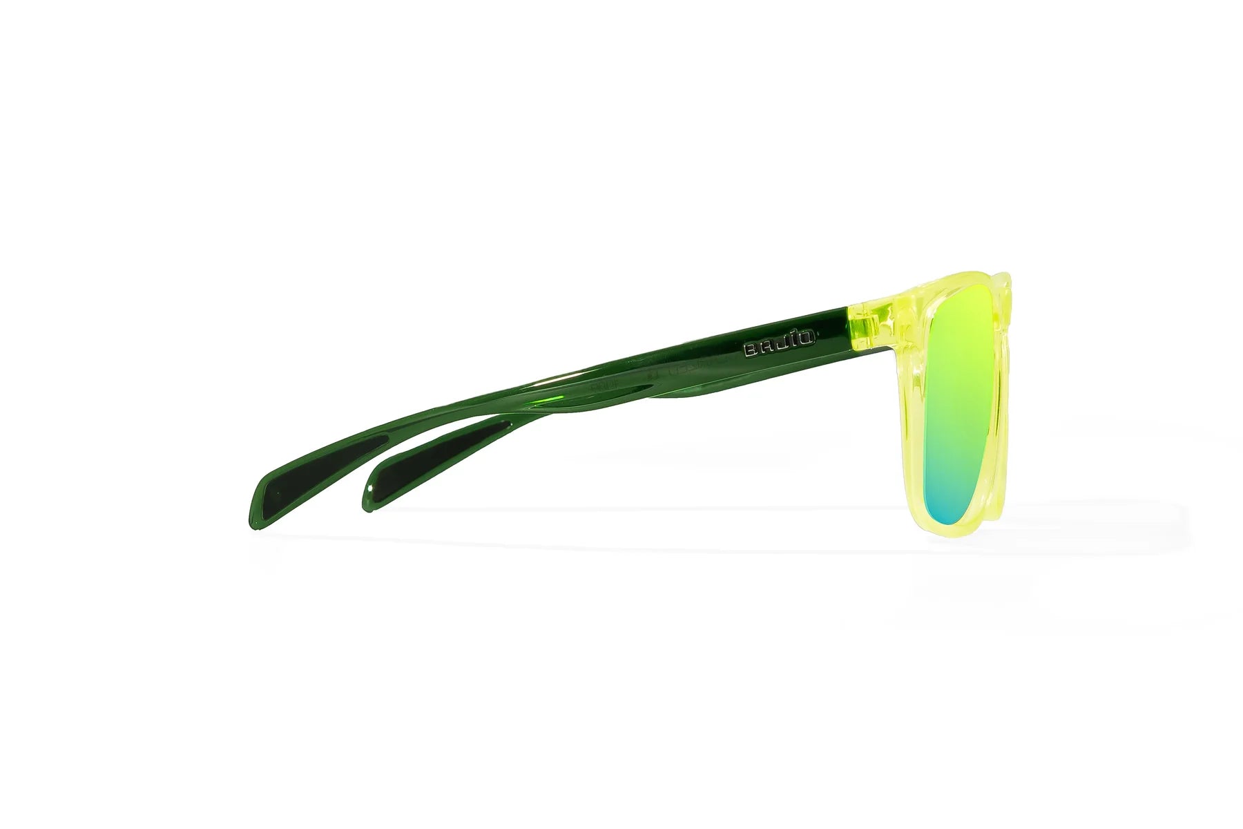 Bajio Calda Sunglasses - Green Glass Gloss Frame with Green Mirror Polycarbonate Lens