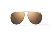 Bajio Clink Sunglasses - Gold/Black Fade Matte Frame with Copper Polycarbonate Lenses
