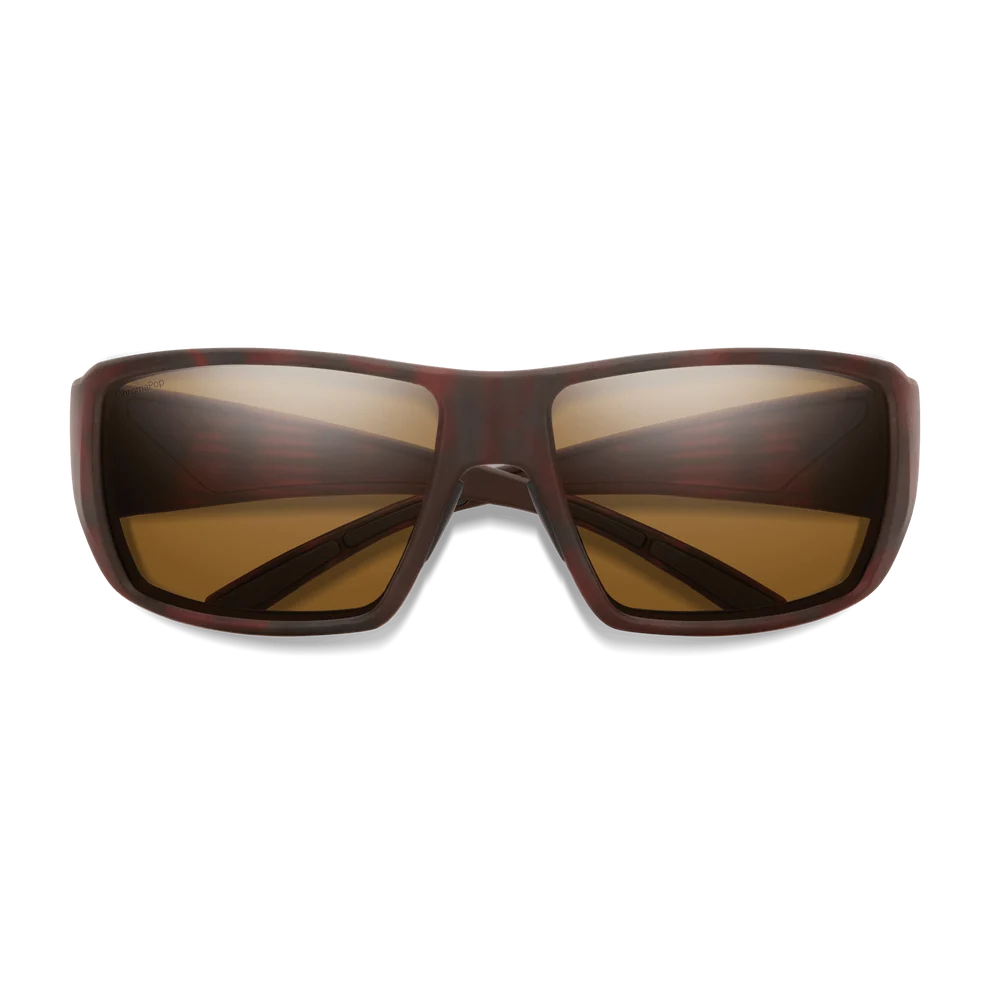 Smith Guide's Choice Sunglasses - Matte Tortoise Frame with ChromaPop Glass Polarized Brown