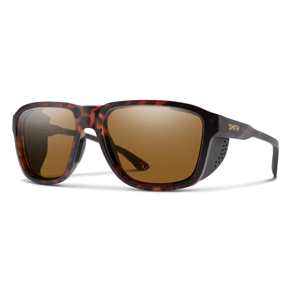 Smith Embark Sunglasses - Matte Tortoise Frame with ChromaPop Glass Polarized Brown
