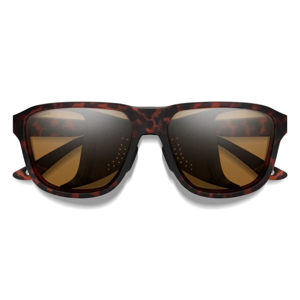 Smith Embark Sunglasses - Matte Tortoise Frame with ChromaPop Glass Polarized Brown