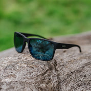 Smith Emerge Sunglasses - Matte Black Frame with ChromaPop Polarized Blue Mirror Lens