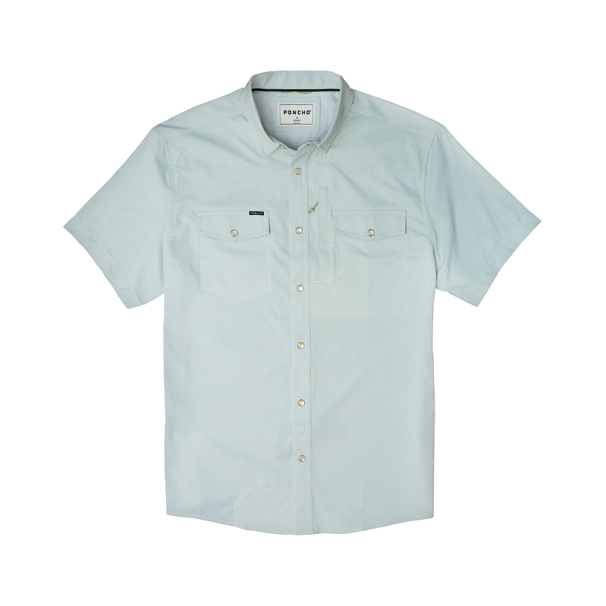 Poncho Outdoors Western Short Sleeve Shirt - The Evergreen