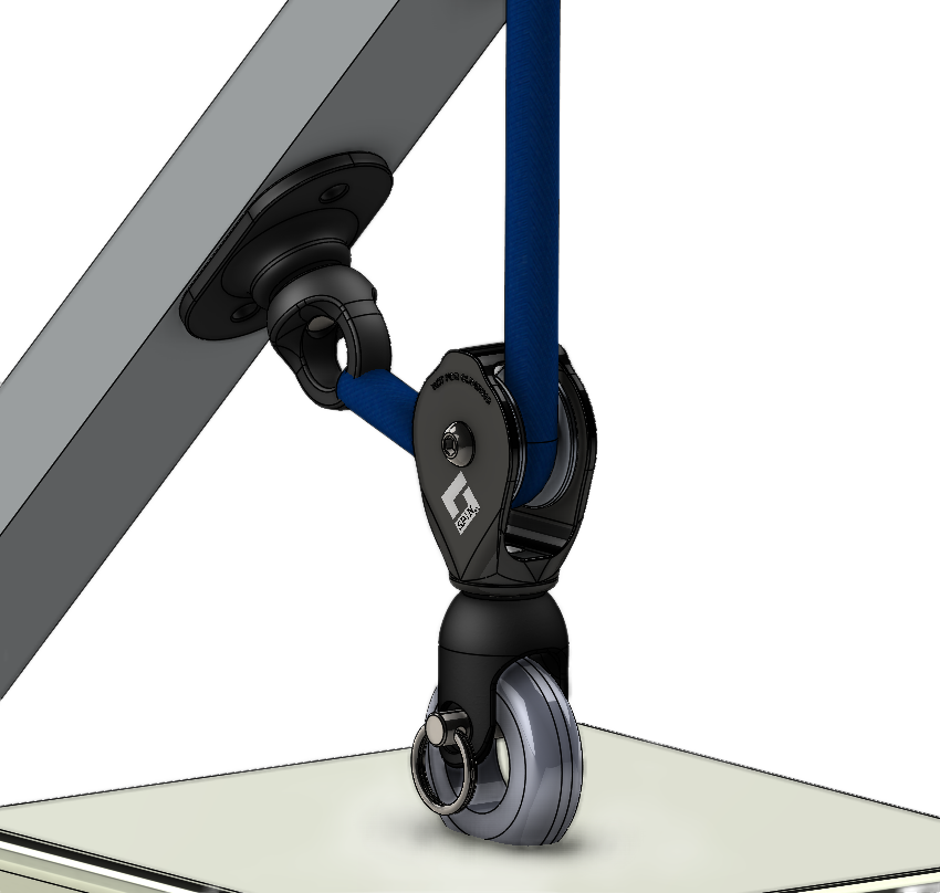 Zigco SpinRx Anchor Arm Swivel - Drift Boat