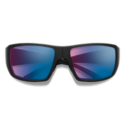Smith Guide's Choice Sunglasses - Matte Black | ChromaPop Glass Polarchromic Rose Blue Mirror