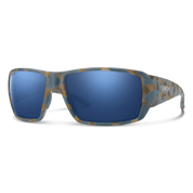 Smith Guide's Choice XL - Matte Flint / Tarmac Tortoise | ChromaPop Glass Polarized Dark Blue Mirror