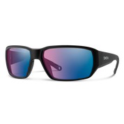 Smith Hookset Sunglasses - Matte Black | ChromaPop Glass Polarchromic Rose Blue Mirror