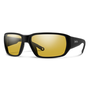Smith Hookset Sunglasses Matte Black Frame with ChromaPop Glass Polarized Low Light Yellow