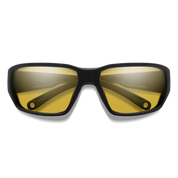 Smith Hookset Sunglasses Matte Black Frame with ChromaPop Glass Polarized Low Light Yellow
