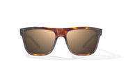 Bajio Hopedale Sunglasses - Dark Brown Tort Gloss Frame with Copper Glass Lens