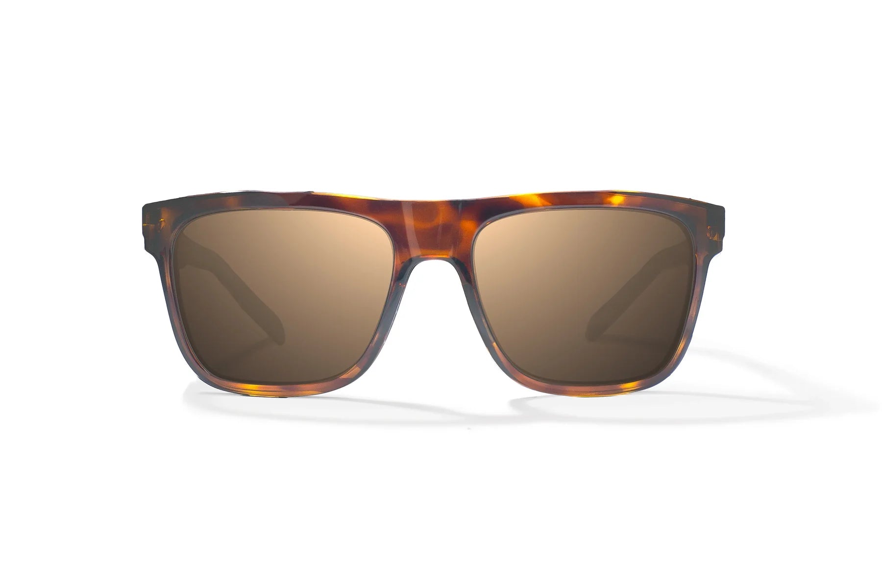Bajio Hopedale Sunglasses - Dark Brown Tort Gloss Frame with Copper Glass Lens