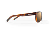 Bajio Hopedale Sunglasses - Dark Brown Tort Gloss Frame with Copper Glass Lens