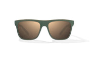 Bajio Hopedale Sunglasses - Gray Glass Gloss Frame with Copper Polycarbonate Lenses