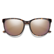 Smith Lake Shasta Sunglasses - Tortoise + ChromaPop Polarized Rose Gold Mirror Lens