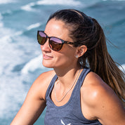 Smith Lake Shasta Sunglasses - Tortoise + ChromaPop Polarized Rose Gold Mirror Lens