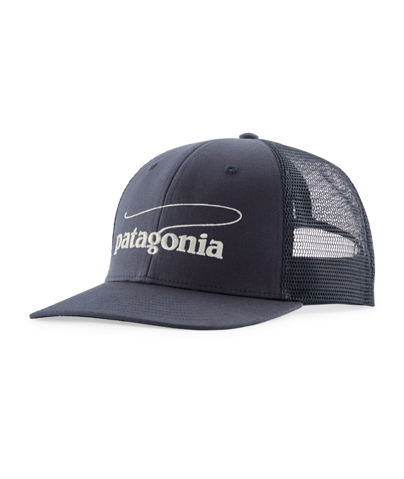 Patagonia Take a Stand Trucker Hat - Casting Logo: Smolder Blue