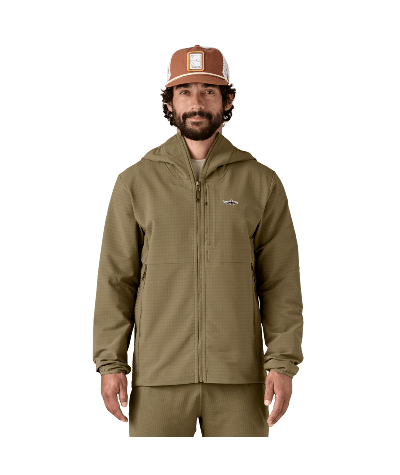 Patagonia Men's R1 TechFace Fitz Roy Trout Hoody