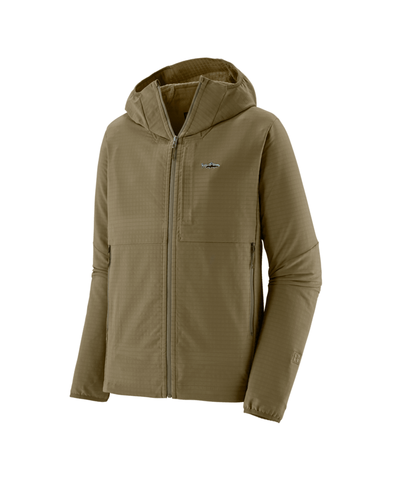 Patagonia Men's R1 TechFace Fitz Roy Trout Hoody