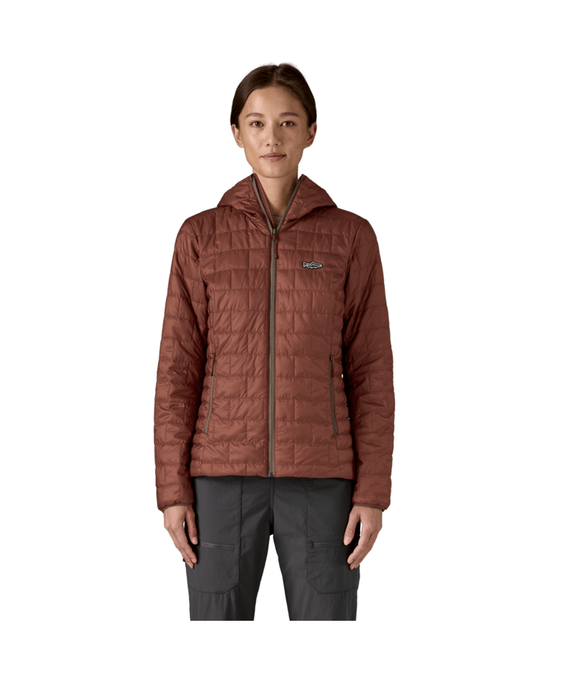 Patagonia Women's Nano Puff Fitz Roy Trout Hoody