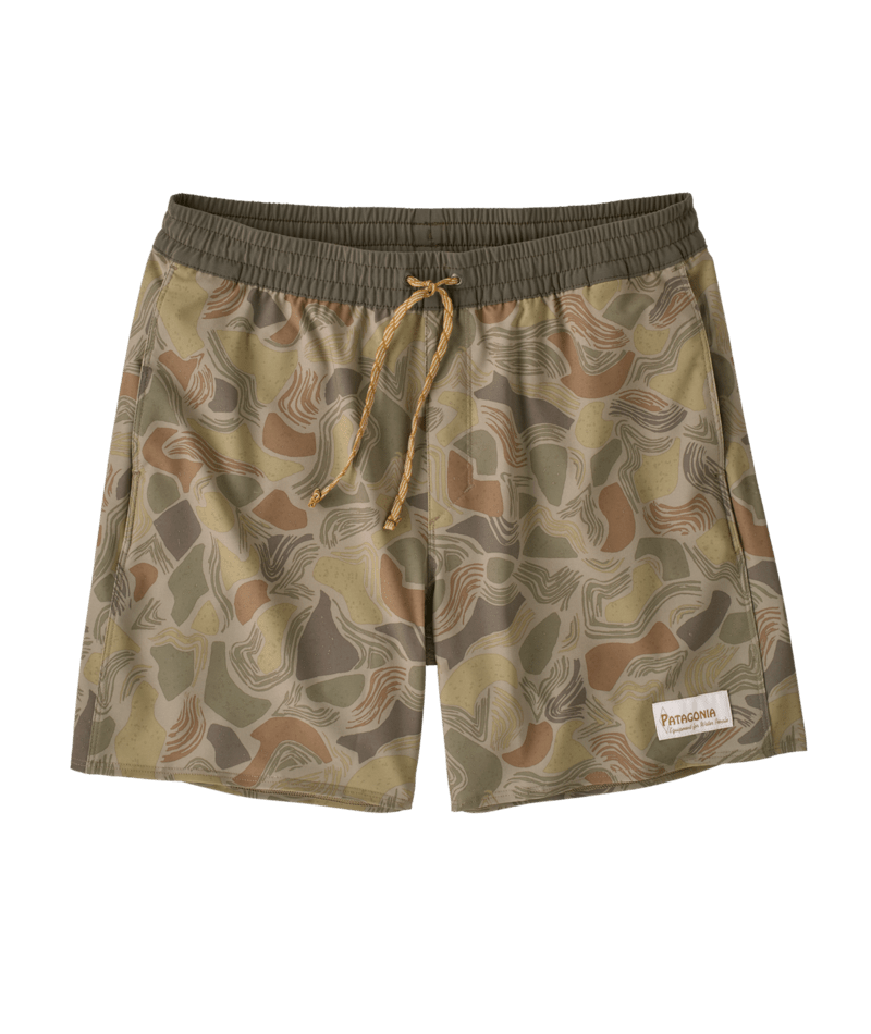 Patagonia Men's Hydropeak Volley Shorts - 16in - Coastal Edge: Weathered Stone