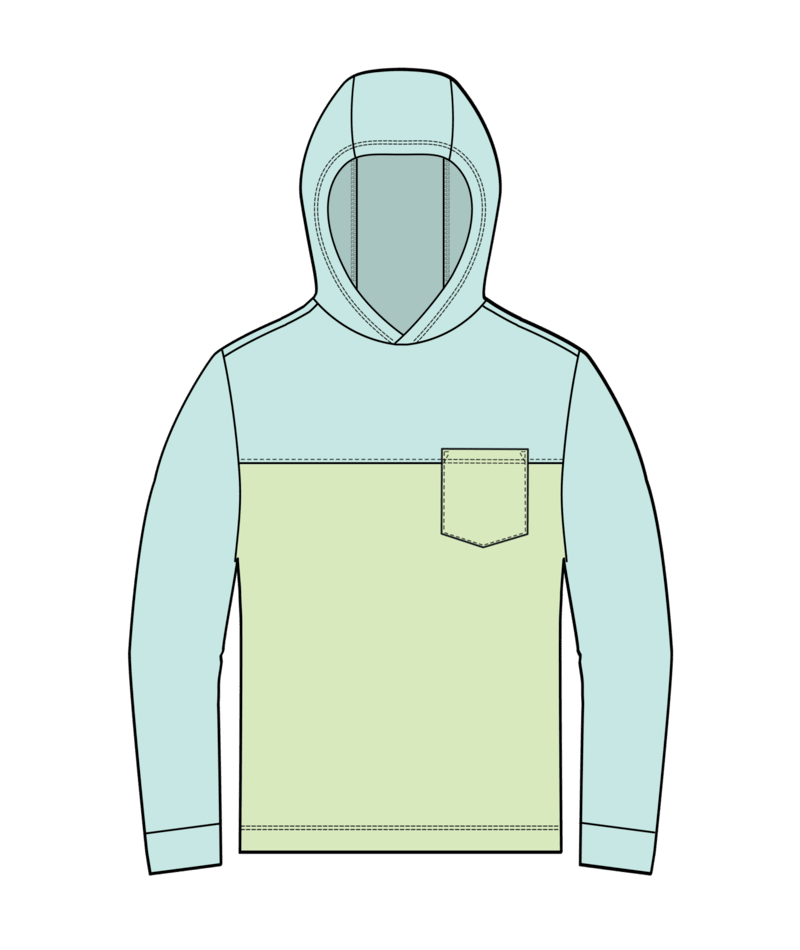 Free Fly Youth Colorblock Bamboo Shade Hoodie
