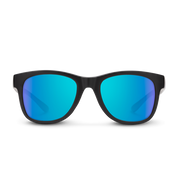 Suncloud Leeway - Matte Black + Polarized Blue Mirror Lens