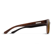 Suncloud Leeway Sunglasses - Matte Burnished Brown + Polarized Brown Lens