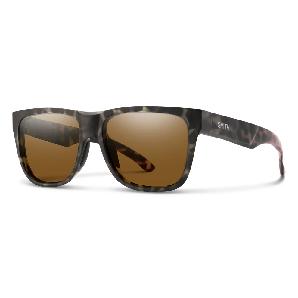 Smith Lowdown 2 Sunglasses - Matte Salt Haze | ChromaPop Glass Polarized Brown
